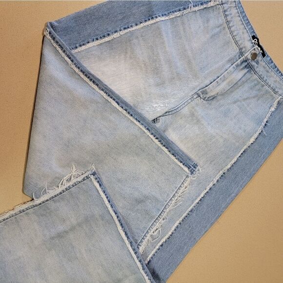 DO+BE High Waisted Wide Leg Cropped Jeans - Picture 15 of 16